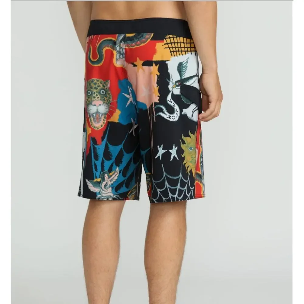 Volcom Men's Featured Artist Seth Conboy Mod Board Shorts NWT Size 33